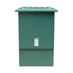 Caixa de derivação para cabos de alta tensão para uso externo, modelo DFW-12, 630A, com conector de encaixe, para distribuição de energia.