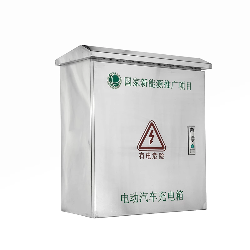 Gabinete personalizado em aço inoxidável para carregador de veículos elétricos