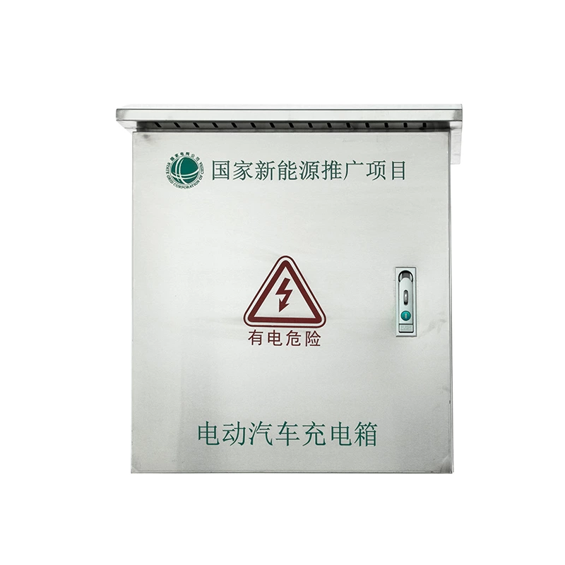 Gabinete personalizado em aço inoxidável para carregador de veículos elétricos