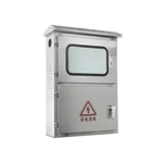 Caixa de aço inoxidável para conexão à rede elétrica de painéis fotovoltaicos externos