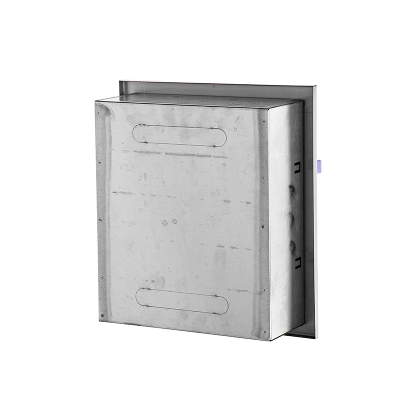 Caixa de aço inoxidável para montagem em parede para interruptor pneumático elétrico