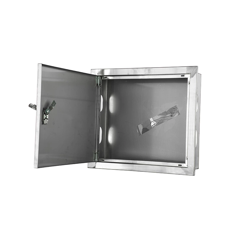 Caixa de medidor de água em aço inoxidável para montagem na parede