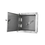 Caixa de medidor de água em aço inoxidável para montagem na parede