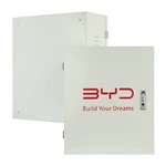 Caixa para carregador de veículos elétricos com placa de montagem