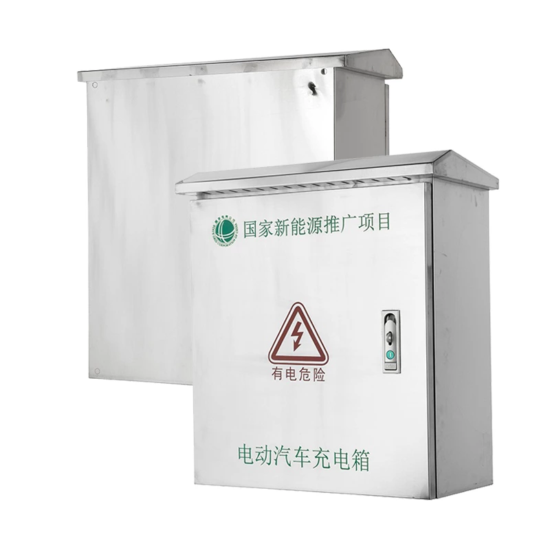 Gabinete personalizado em aço inoxidável para carregador de veículos elétricos