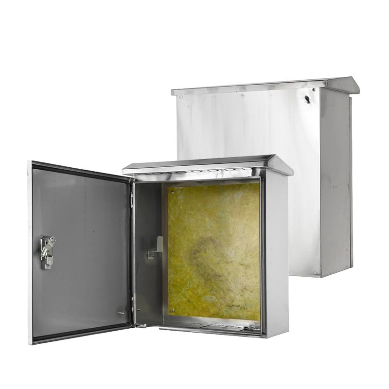 Caixa de proteção para carregador de veículos elétricos em aço inoxidável à prova de ferrugem