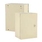 Caixa elétrica em aço macio com revestimento em pó.