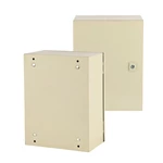 Caixa metálica com ventilação perfurada