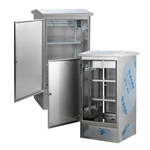 Caixa externa em aço inoxidável para equipamentos Wi-Fi