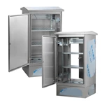 Rack em aço inoxidável com montagem vertical para PDU