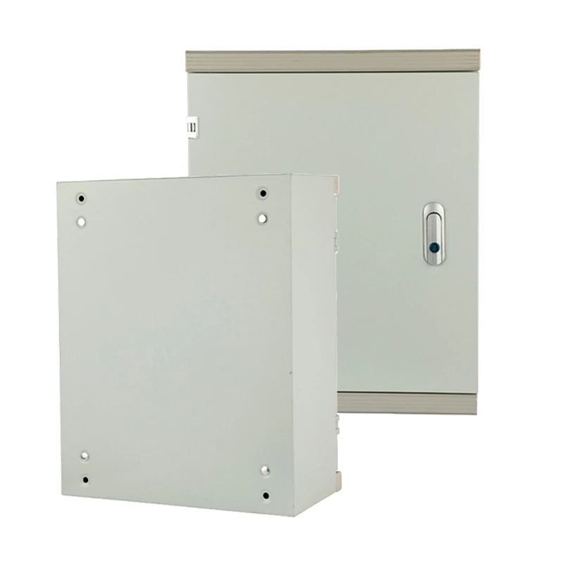 Caixa de junção à prova d'água com classificação IP68 para uso externo.