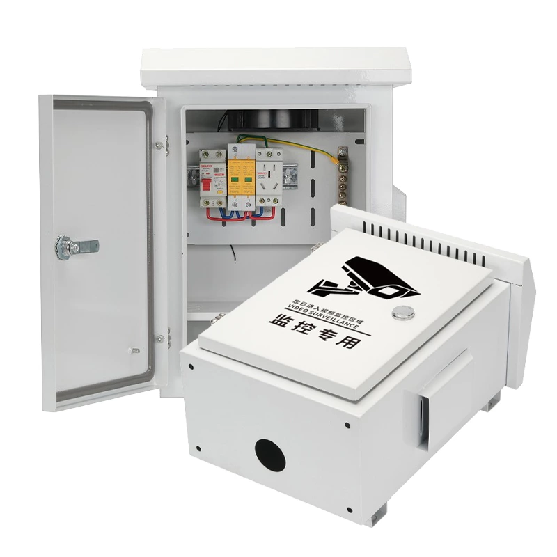 Caixa à prova de intempéries para câmeras IP externas