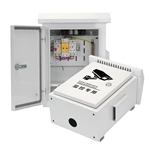 Caixa à prova de intempéries para câmeras IP externas