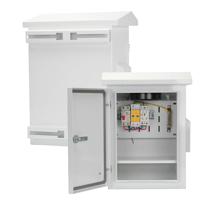 Caixa à prova de intempéries para câmeras de segurança externas