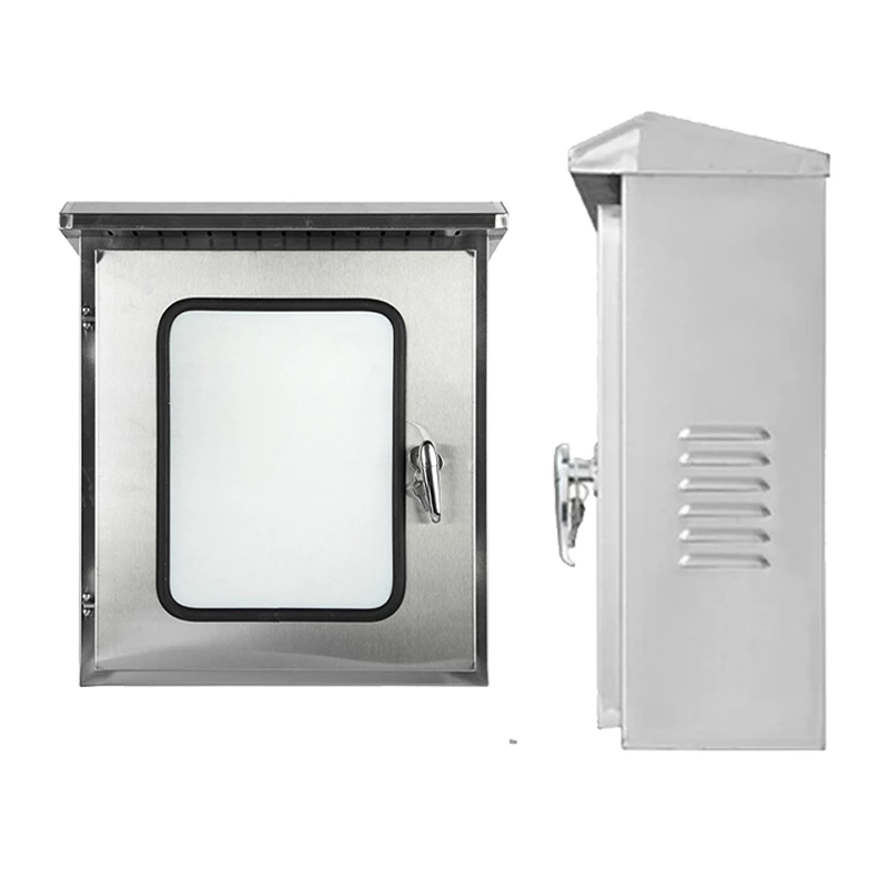 Caixa elétrica robusta em aço inoxidável