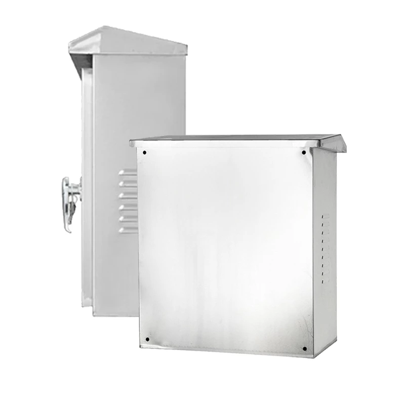 Caixa elétrica industrial em aço inoxidável