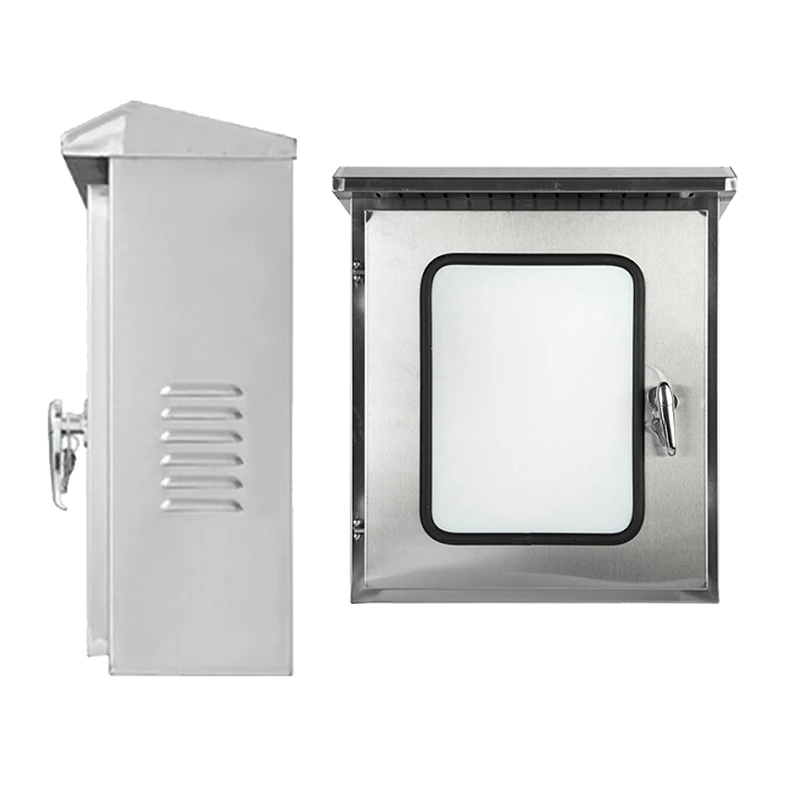 Caixa de distribuição autoportante em aço inoxidável