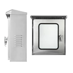 Caixa de distribuição autoportante em aço inoxidável