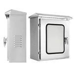 Armário elétrico de aço inoxidável para montagem em superfície