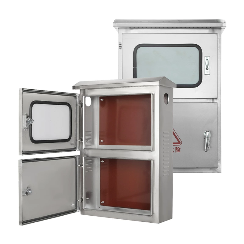 Armário de distribuição fotovoltaica em aço inoxidável