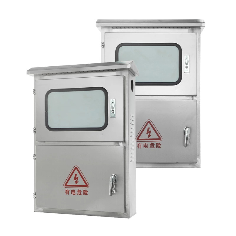 Caixa fotovoltaica conectada à rede em aço inoxidável