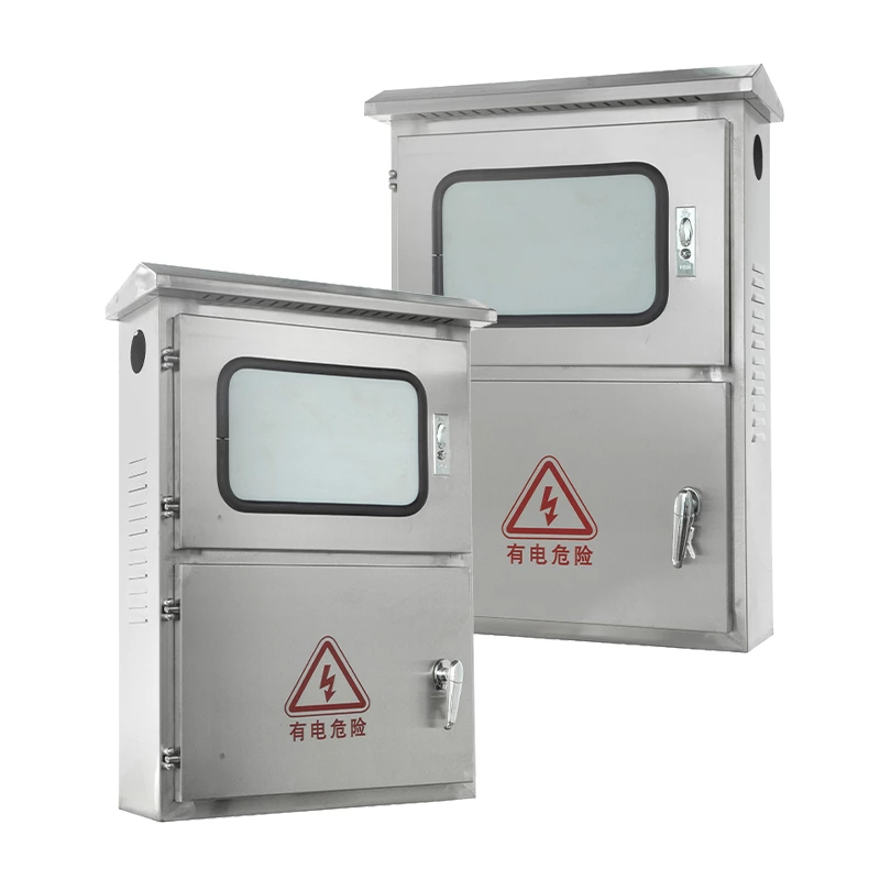 Gabinete industrial para conexão à rede elétrica com sistema solar