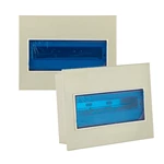 Caixa de disjuntores com múltiplos circuitos