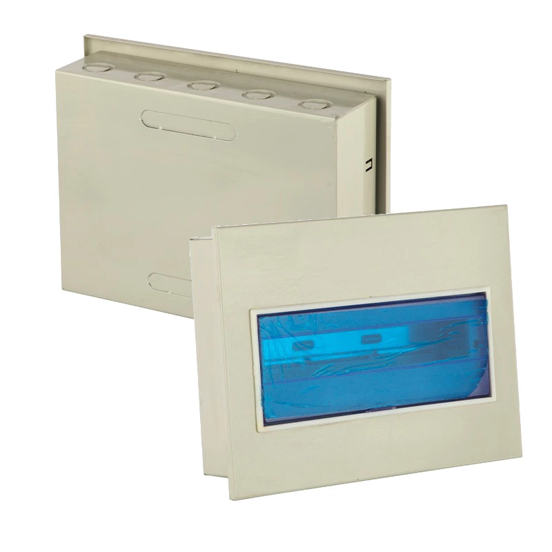 Caixa elétrica com múltiplos circuitos