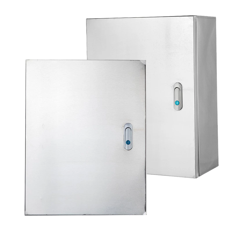 Armário externo em aço inoxidável para equipamentos elétricos