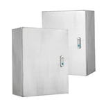 Caixa de proteção elétrica industrial em aço inoxidável