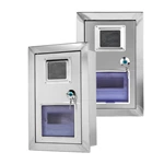 Caixa de parede para medidor de eletricidade em aço inoxidável