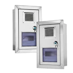 Caixa de medidor de aço inoxidável embutida na parede para residências