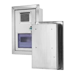 Caixa de medidor de parede à prova d'água em aço inoxidável