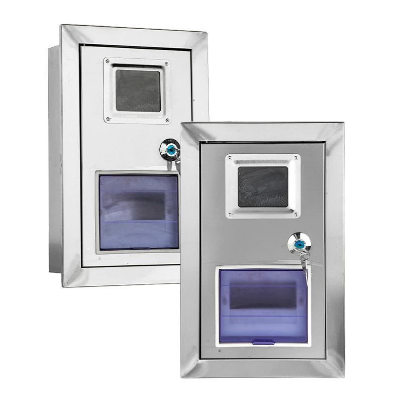 Caixa de medidor embutida na parede em aço inoxidável 304