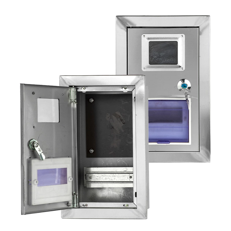 Caixa de medidor de parede em aço inoxidável 316