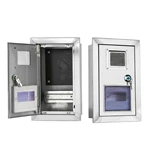 Caixa de medidor de aço inoxidável para montagem na parede - Qualidade