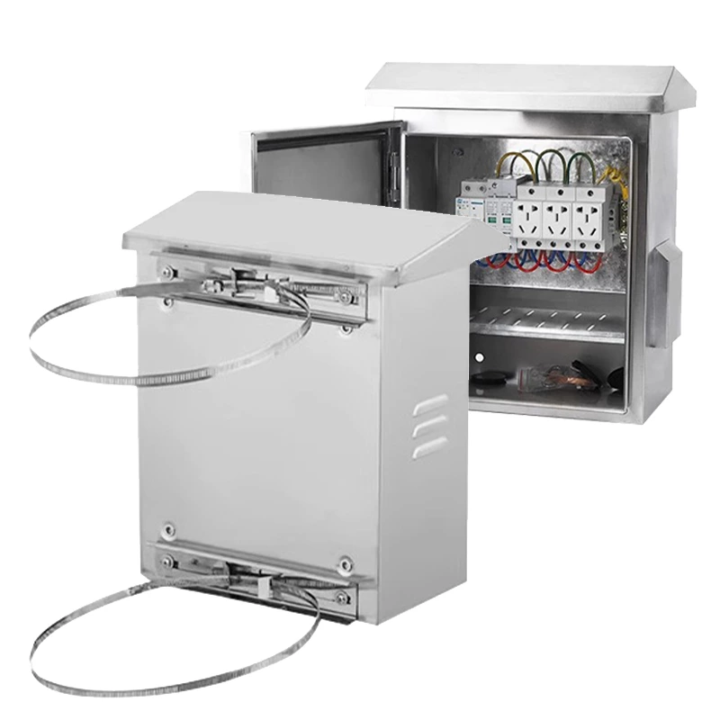 Caixa à prova de intempéries para monitoramento externo