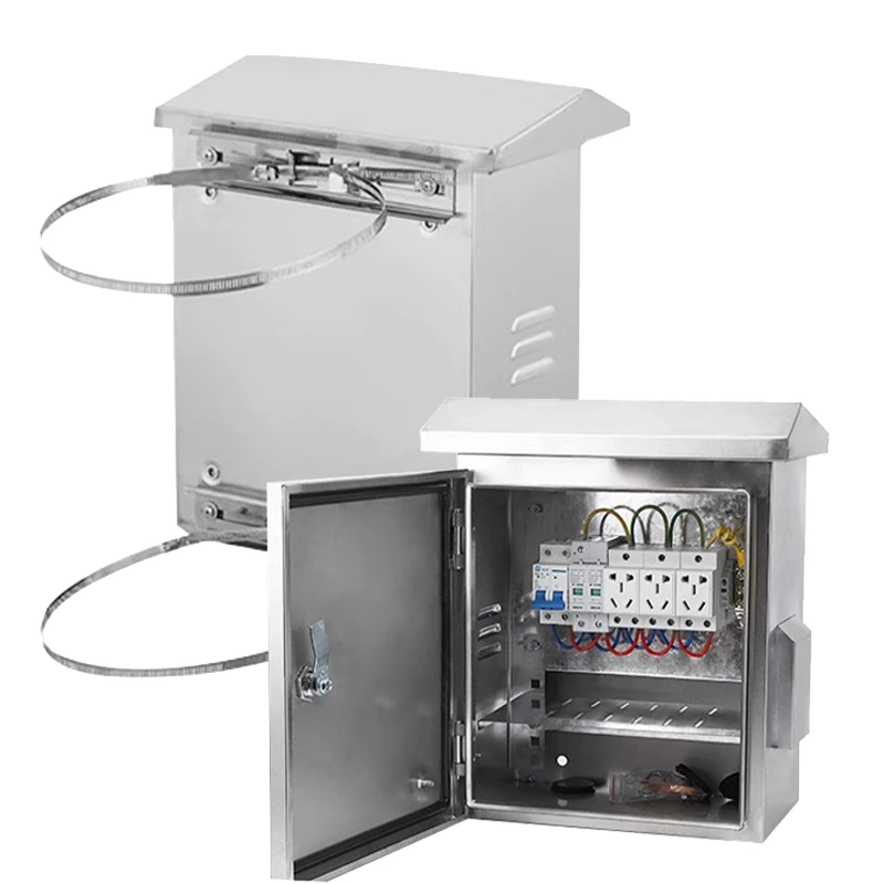 Caixa de monitoramento externo com aterramento