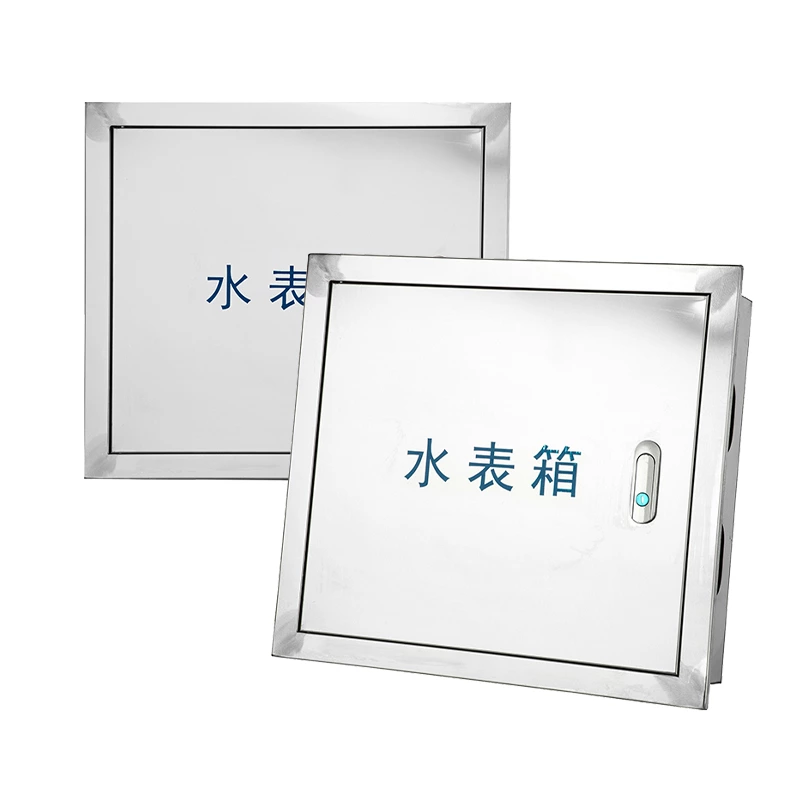 Caixa de medidor de água padrão em aço inoxidável