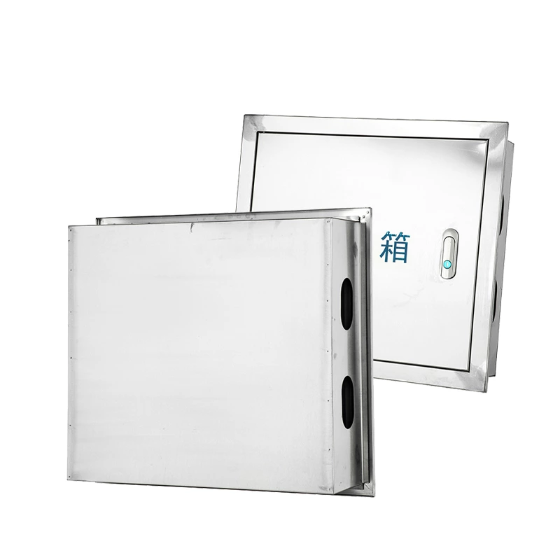 Caixa de medidor de água em aço inoxidável para aterramento