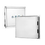 Caixa para medidor de água em aço inoxidável, unidade.