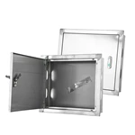 Caixa de medidor de água em aço inoxidável acessível