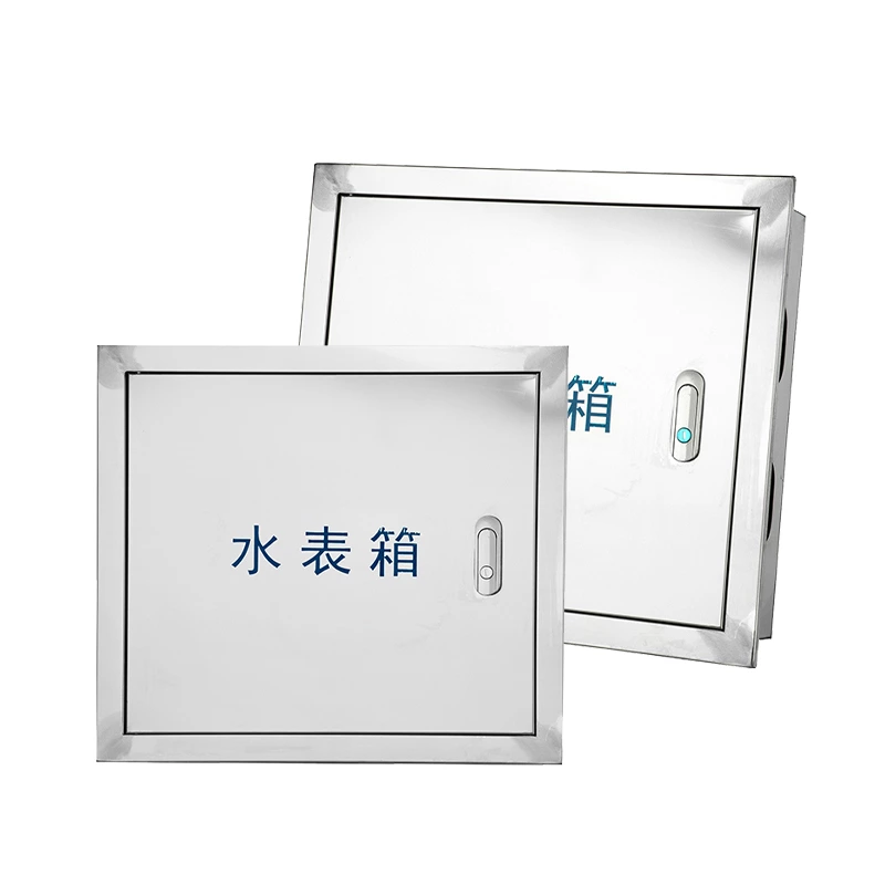 Caixa para medidor de água em aço inoxidável para uso externo