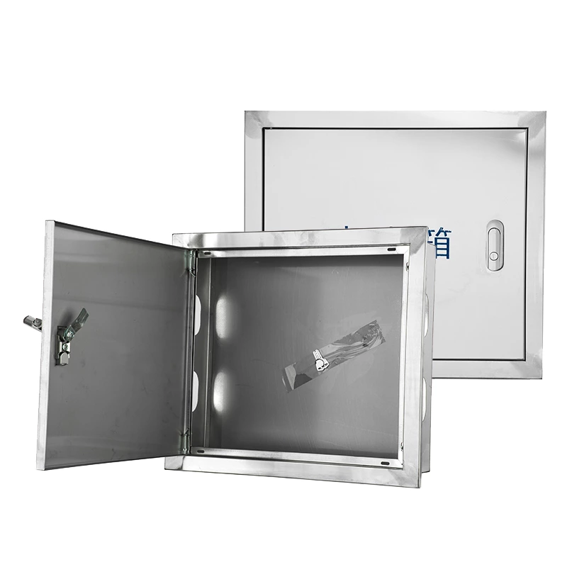 Caixa de medidor de água comercial em aço inoxidável