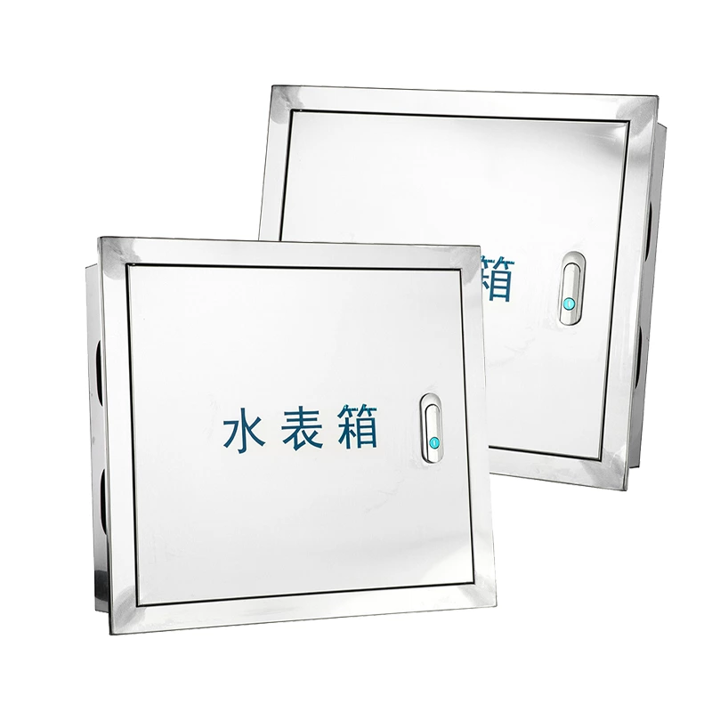 Caixa de acesso ao medidor de água em aço inoxidável